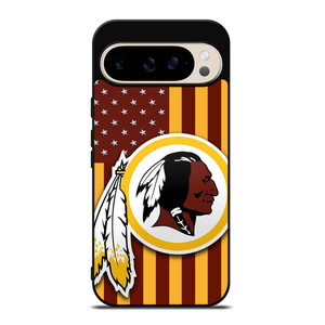 WASHINGTON REDSKINS LOGO USA FLAG Google Pixel 9 Pro Case Cover WASHINGTON REDSKINS LOGO USA FLAG Google Pixel 9 Pro Case Cover