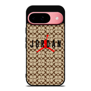 COACH NEW YORK AIR JORDAN BROWN Google Pixel 9 Case Cover COACH NEW YORK AIR JORDAN BROWN Google Pixel 9 Case Cover