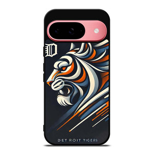 DETROIT TIGERS LOGO ART Google Pixel 9 Case Cover DETROIT TIGERS LOGO ART Google Pixel 9 Case Cover