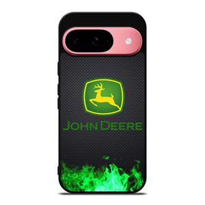 JOHN DEERE TRACTOR LOGO GREEN FIRE Google Pixel 9 Case Cover