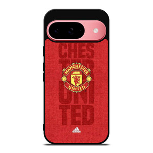 MANCHESTER UNITED FC LOGO ADIDAS Google Pixel 9 Case Cover MANCHESTER UNITED FC LOGO ADIDAS Google Pixel 9 Case Cover
