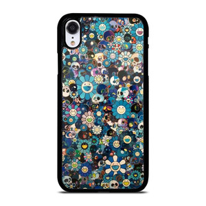 TAKASHI MURAKAMI FLOWERS SKULL iPhone XR Case Cover