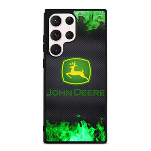JOHN DEERE TRACTOR LOGO GREEN FIRE Samsung Galaxy S23 Ultra Case Cover