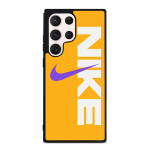NIKE LOGO PURPLE YELLOW Samsung Galaxy S23 Ultra Case Cover
