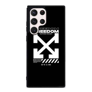 OFF WHITE CLOTHING FREEDOM Samsung Galaxy S23 Ultra Case Cover OFF WHITE CLOTHING FREEDOM Samsung Galaxy S23 Ultra Case Cover