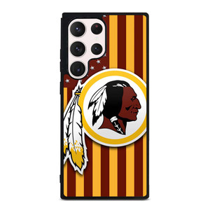 WASHINGTON REDSKINS LOGO USA FLAG Samsung Galaxy S23 Ultra Case Cover