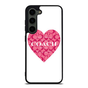 COACH NEW YORK PINK HEART Samsung Galaxy S23 Plus Case Cover COACH NEW YORK PINK HEART Samsung Galaxy S23 Plus Case Cover