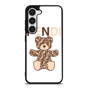 FENDI ROMA BROWN BEAR Samsung Galaxy S23 Case Cover FENDI ROMA BROWN BEAR Samsung Galaxy S23 Case Cover