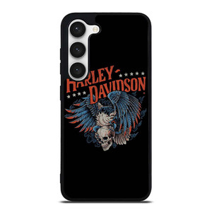 HARLEY DAVIDSON LOGO SKULL EAGLE Samsung Galaxy S23 Case Cover HARLEY DAVIDSON LOGO SKULL EAGLE Samsung Galaxy S23 Case Cover