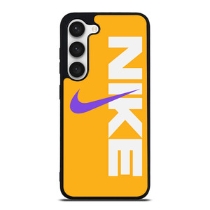 NIKE LOGO PURPLE YELLOW Samsung Galaxy S23 Case Cover NIKE LOGO PURPLE YELLOW Samsung Galaxy S23 Case Cover