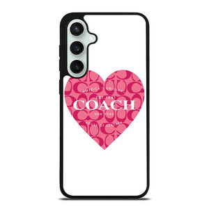 COACH NEW YORK PINK HEART Samsung Galaxy S23 FE Case Cover COACH NEW YORK PINK HEART Samsung Galaxy S23 FE Case Cover