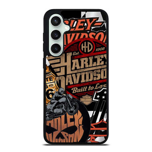 HARLEY DAVIDSON MOTORCYCLE LOGO COLLAGE Samsung Galaxy S23 FE Case Cover HARLEY DAVIDSON MOTORCYCLE LOGO COLLAGE Samsung Galaxy S23 FE Case Cover