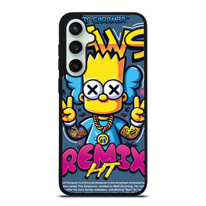 KAWS X BART SIMPSONS Samsung Galaxy S23 FE Case Cover
