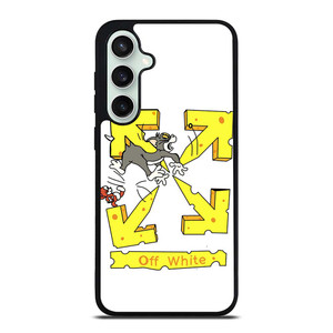 OFF WHITE TOM AND JERRY Samsung Galaxy S23 FE Case Cover OFF WHITE TOM AND JERRY Samsung Galaxy S23 FE Case Cover