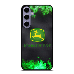 JOHN DEERE TRACTOR LOGO GREEN FIRE Samsung Galaxy S24 Plus Case Cover