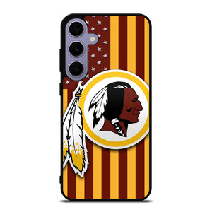 WASHINGTON REDSKINS LOGO USA FLAG Samsung Galaxy S24 Plus Case Cover