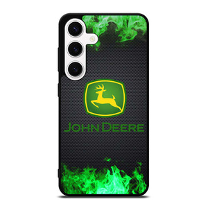 JOHN DEERE TRACTOR LOGO GREEN FIRE Samsung Galaxy S24 Case Cover