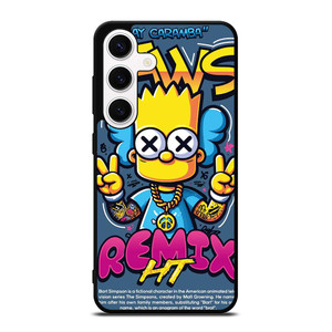 KAWS X BART SIMPSONS Samsung Galaxy S24 Case Cover KAWS X BART SIMPSONS Samsung Galaxy S24 Case Cover
