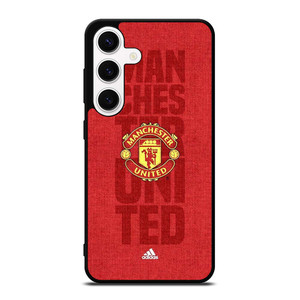 MANCHESTER UNITED FC LOGO ADIDAS Samsung Galaxy S24 Case Cover