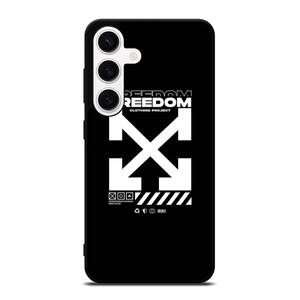 OFF WHITE CLOTHING FREEDOM Samsung Galaxy S24 Case Cover OFF WHITE CLOTHING FREEDOM Samsung Galaxy S24 Case Cover