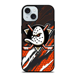 ANAHEIM DUCKS HOCKEY CLUB LOGO iPhone 15 Case Cover ANAHEIM DUCKS HOCKEY CLUB LOGO iPhone 15 Case Cover