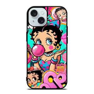 BETTY BOOP DUM DUM iPhone 15 Case Cover BETTY BOOP DUM DUM iPhone 15 Case Cover