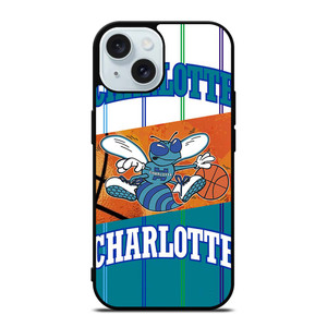 CHARLOTTE HORNETS BASKTEBALL LOGO iPhone 15 Case Cover