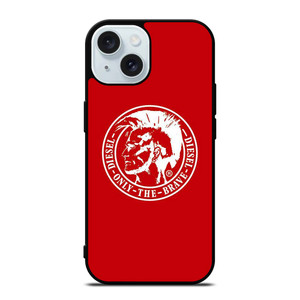 DIESEL CLOTHING ONLY THE BRAVE iPhone 15 Case Cover DIESEL CLOTHING ONLY THE BRAVE iPhone 15 Case Cover