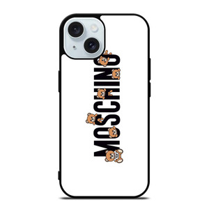 MOSCHINO BEAR LOGO iPhone 15 Case Cover