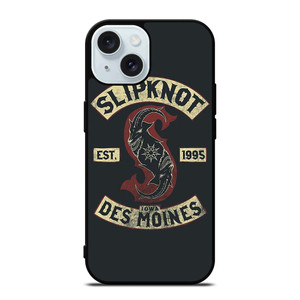 SLIPKNOT DES MOINES SINCE 1995 iPhone 15 Case Cover SLIPKNOT DES MOINES SINCE 1995 iPhone 15 Case Cover