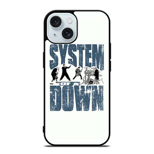 SYSTEM OF A DOWN BAND iPhone 15 Case Cover SYSTEM OF A DOWN BAND iPhone 15 Case Cover