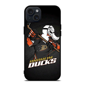 ANAHEIM DUCKS LOGO HOCKEY TEAM iPhone 15 Plus Case Cover