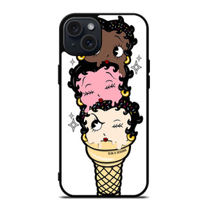 BETTY BOOP ICE CREAM iPhone 15 Plus Case Cover BETTY BOOP ICE CREAM iPhone 15 Plus Case Cover
