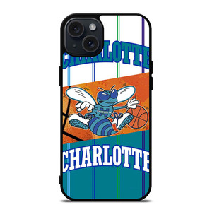 CHARLOTTE HORNETS BASKTEBALL LOGO iPhone 15 Plus Case Cover