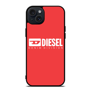 DIESEL LOGO DENIM DIVISION iPhone 15 Plus Case Cover DIESEL LOGO DENIM DIVISION iPhone 15 Plus Case Cover