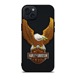 HARLEY DAVIDSON MOTORCYCLE BADGE LOGO iPhone 15 Plus Case Cover HARLEY DAVIDSON MOTORCYCLE BADGE LOGO iPhone 15 Plus Case Cover
