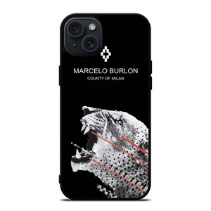MARCELO BURLON TIGER LOGO iPhone 15 Plus Case Cover
