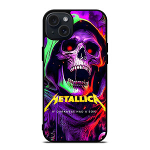 METALLICA BAND SON OF DARKNESS iPhone 15 Plus Case Cover METALLICA BAND SON OF DARKNESS iPhone 15 Plus Case Cover