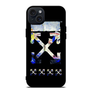 OFF WHITE CLOTHING ART LOGO iPhone 15 Plus Case Cover OFF WHITE CLOTHING ART LOGO iPhone 15 Plus Case Cover