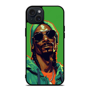 SNOOP DOG RAPPER ART iPhone 15 Plus Case Cover