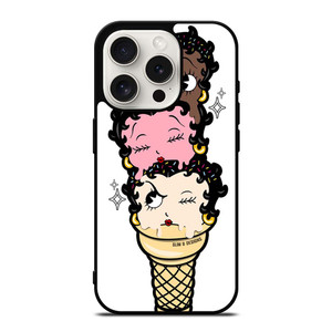 BETTY BOOP ICE CREAM iPhone 15 Pro Case Cover BETTY BOOP ICE CREAM iPhone 15 Pro Case Cover