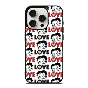 BETTY BOOP LOVE iPhone 15 Pro Case Cover