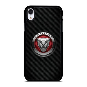 JAGUAR LOGO CARBON iPhone XR Case Cover JAGUAR LOGO CARBON iPhone XR Case Cover