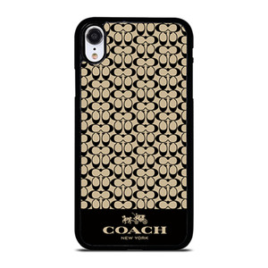 LOGO COACH NEW YORK iPhone XR Case Cover LOGO COACH NEW YORK iPhone XR Case Cover