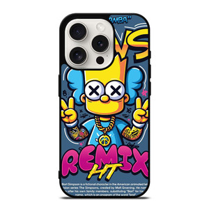 KAWS X BART SIMPSONS iPhone 15 Pro Case Cover KAWS X BART SIMPSONS iPhone 15 Pro Case Cover