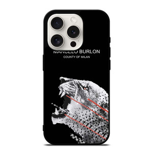 MARCELO BURLON TIGER LOGO iPhone 15 Pro Case Cover