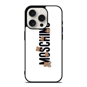 MOSCHINO BEAR LOGO iPhone 15 Pro Case Cover