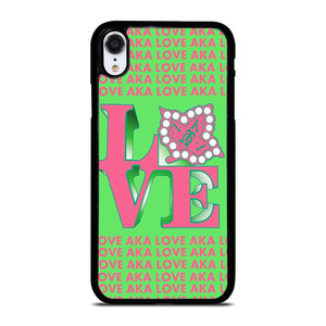 LOVE AKA PINK AND GREEN iPhone XR Case Cover LOVE AKA PINK AND GREEN iPhone XR Case Cover