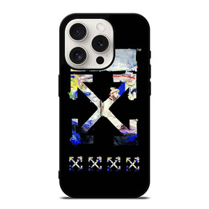 OFF WHITE CLOTHING ART LOGO iPhone 15 Pro Case Cover