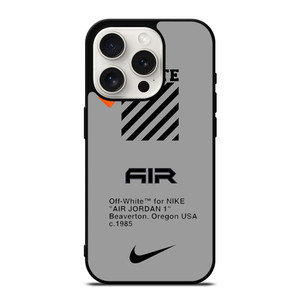 OFF WHITE X AIR JORDAN iPhone 15 Pro Case Cover OFF WHITE X AIR JORDAN iPhone 15 Pro Case Cover